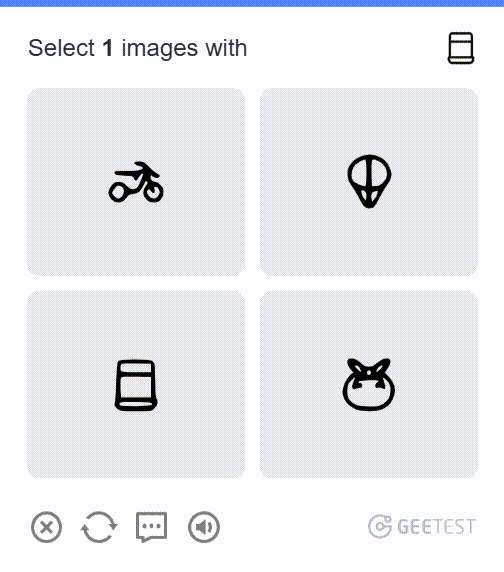 GeeTest Dynamic SVG Validation